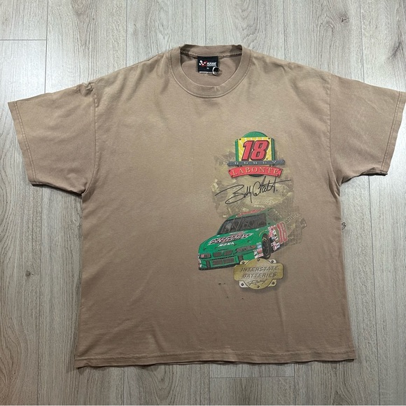 Vintage NASCAR T-shirt Size XL Bobby Labonte 18 - Picture 2 of 9